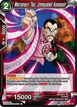 BT10-027UC Mercenary Tao, Unequaled Assassin Foil