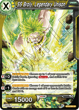 BT10-094UC SS Broly, Legendary Unison Foil