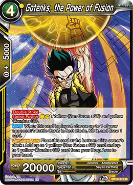 BT10-112R Gotenks, the Power of Fusion Foil