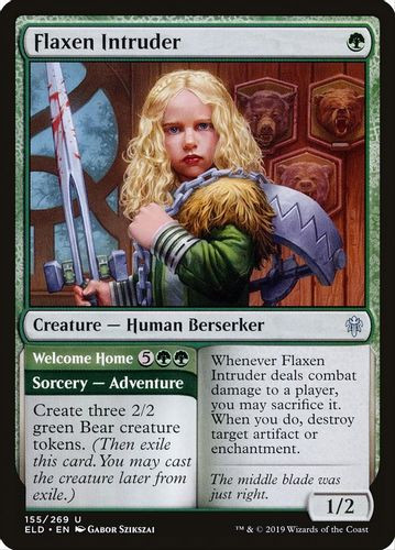 ELD-155U Flaxen Intruder // Welcome Home (Foil)