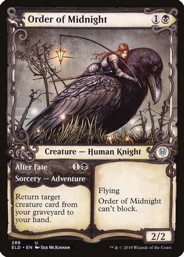 ELD-288U Order of Midnight // Alter Fate (Showcase) (Foil)