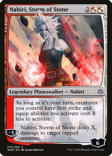 WAR-233U Nahiri, Storm of Stone