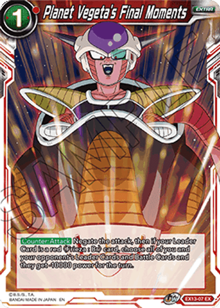 EX13-07 Planet Vegeta's Final Moments Foil