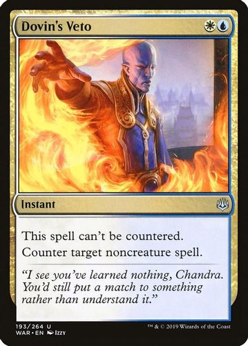 WAR-193U Dovin's Veto (Foil)