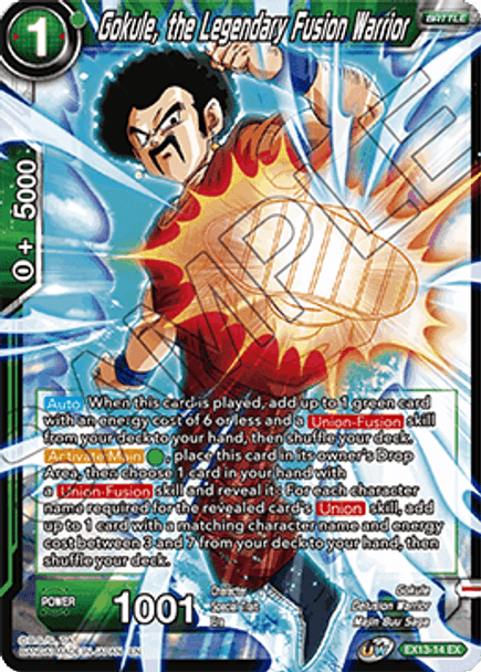 EX13-14 Gokule, the Legendary Fusion Warrior