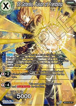 SD14-02 SS Gotenks, Fusion of Friendship Foil