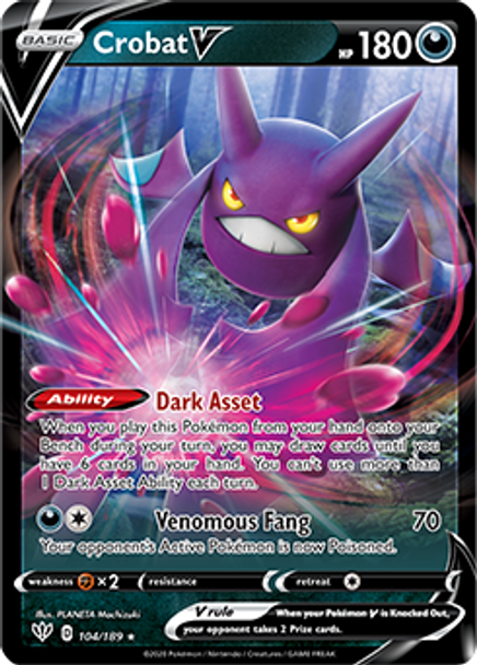 SWSH03-104/189SR Crobat V