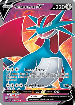 [SWSH03][DAA-185/189UR] Salamence V (Full Art) (Holo)