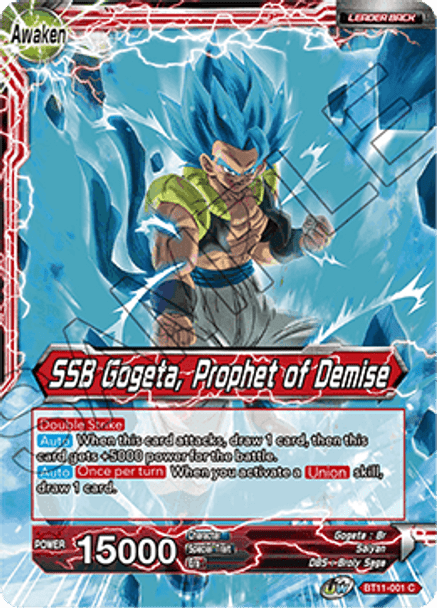 BT11-001C Gogeta // SSB Gogeta, Prophet of Demise