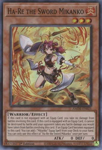 AMDE-EN025 Ha-Re the Sword Mikanko (Super Rare) <1st>