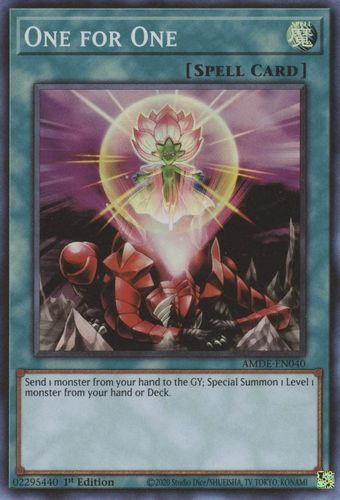 AMDE-EN040 One for One (Super Rare) <1st>