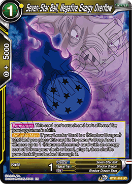 BT11-116UC Seven-Star Ball, Negative Energy Overflow Foil