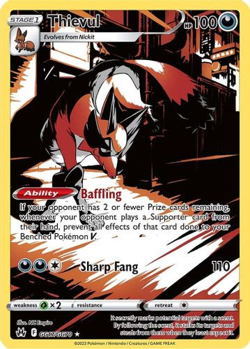[SWSH12c][CRZ-17/70GG] Thievul (Holo)