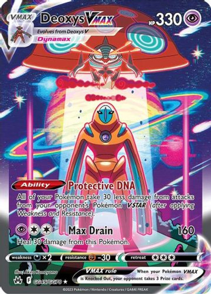 [SWSH12c][CRZ-45/70GG] Deoxys VMAX (Holo)