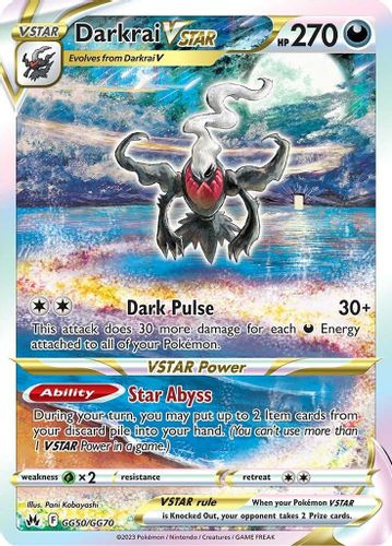 [SWSH12c][CRZ-50/70GG] Darkrai VSTAR (Holo)