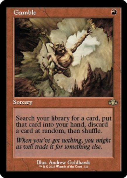DMR-321R Gamble (Retro) (Foil)