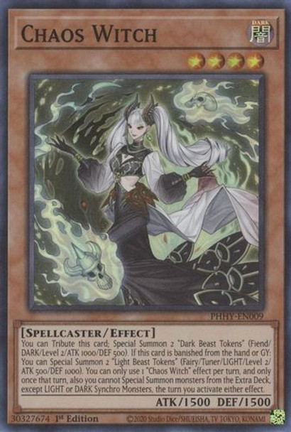 PHHY-EN009 Chaos Witch (Super Rare) <1st>