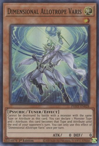 PHHY-EN028 Dimensional Allotrope Varis (Super Rare) <1st>
