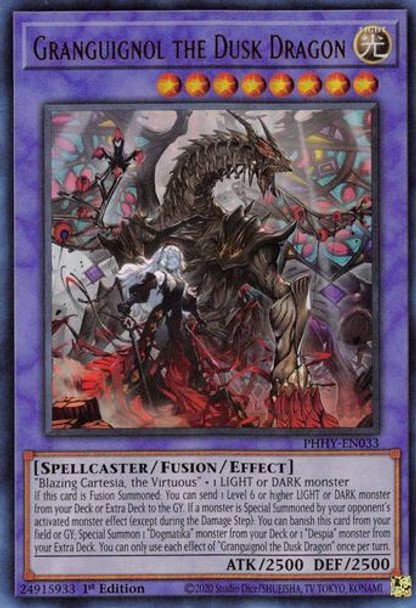 PHHY-EN033 Granguignol the Dusk Dragon (Ultra Rare) <1st>
