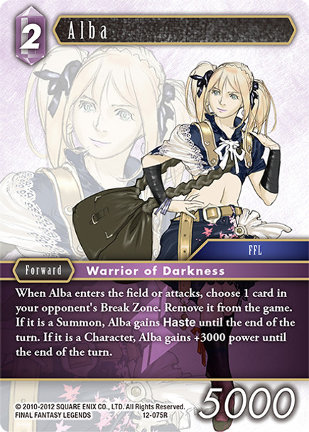 FF12-075R Alba