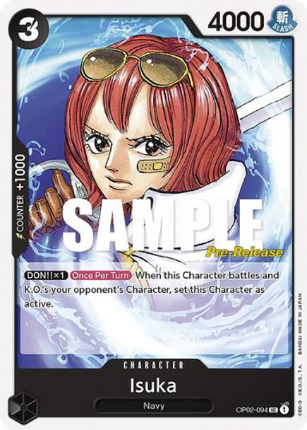 OP02-094UC Isuka (Prerelease Stamp)