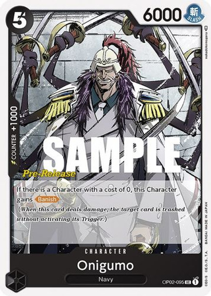 OP02-095UC Oniguma (Prerelease Stamp)