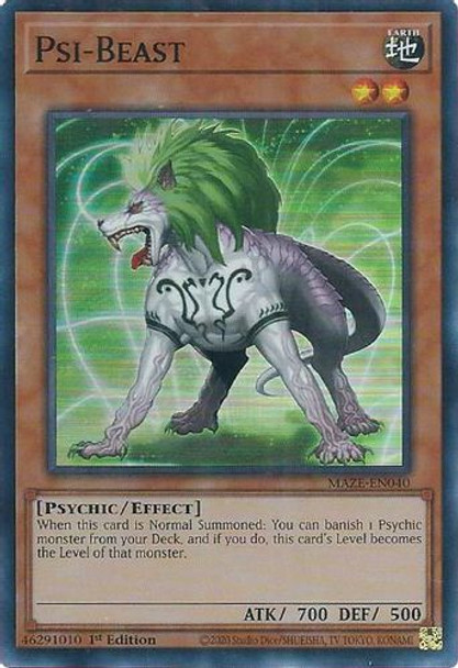 MAZE-EN040 Psi-Beast (Super Rare) <1st>