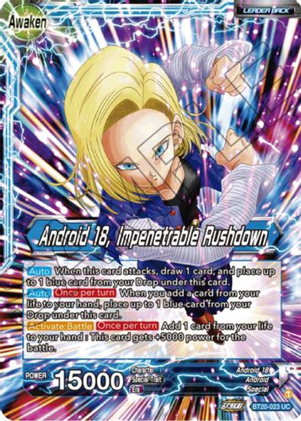BT20-023UC Android 18 // Android 18, Impenetrable Rushdown (Foil)