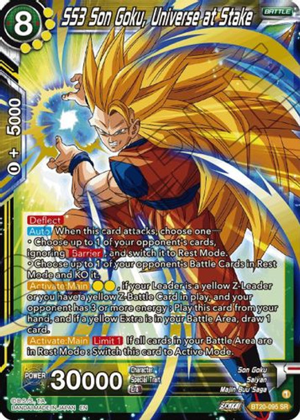 BT20-095SR SS3 Son Goku, Universe at Stake (Foil)