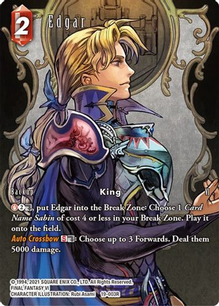 FF19-003R Edgar (Full Art) (Foil)