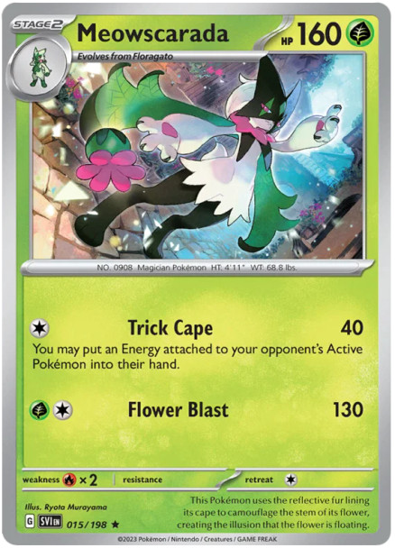 [SV01][SV1-015/198](R) Meowscarada (Holo)