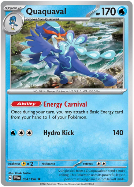 [SV01][SV1-054/198](R) Quaquaval (Reverse Holo)