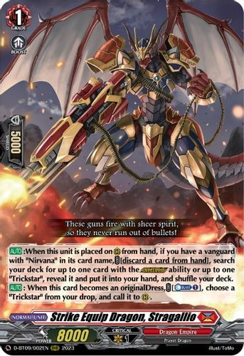 D-BT09/002EN RRR Strike Equip Dragon, Stragallio