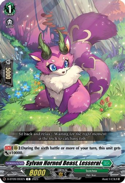 D-BT09/093EN C Sylvan Horned Beast, Lesserai