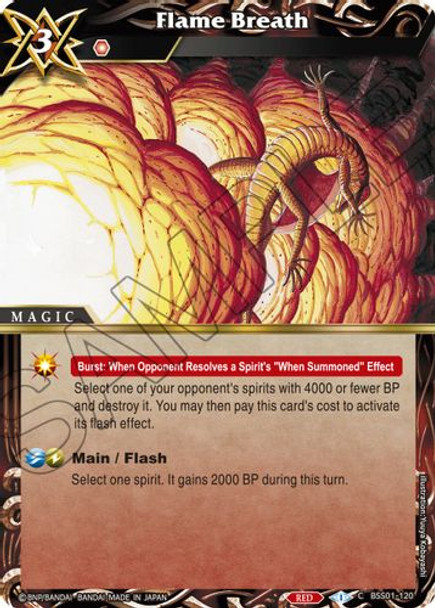 BSS01-120C Flame Breath (Foil)