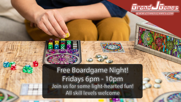Friday 6:00pm: Free Boardgame Night