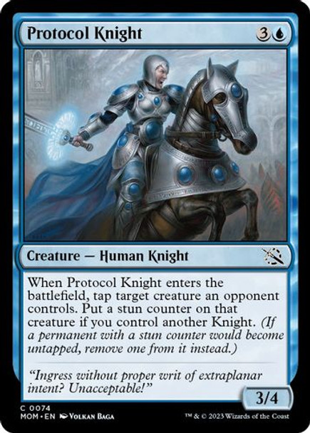 MOM-074C Protocol Knight (Foil)