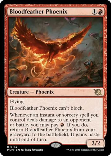 MOM-132R Bloodfeather Phoenix (Foil)