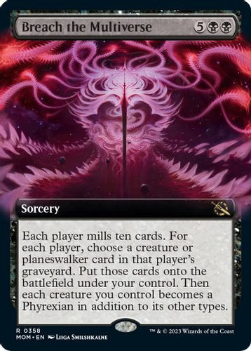MOM-358R Breach the Multiverse (Extended Art) (Foil)