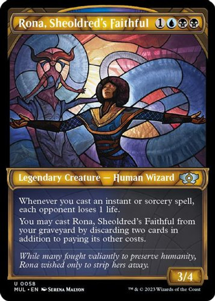 MUL-058U Rona, Sheoldred's Faithful (Foil)