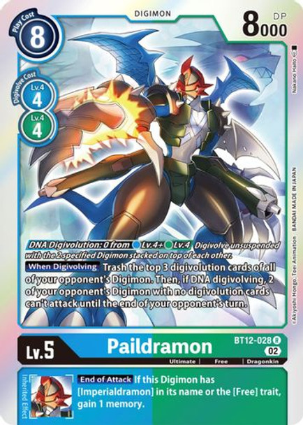 BT12-028R Paildramon (Foil)