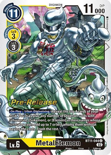 BT11-044U MetalEtemon (Prerelease Stamp)