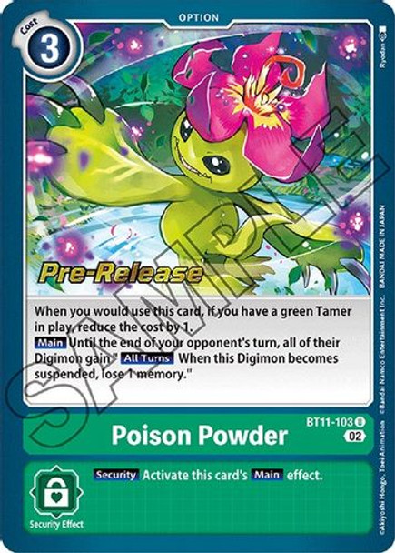 BT11-103U Poison Powder (Prerelease Stamp)