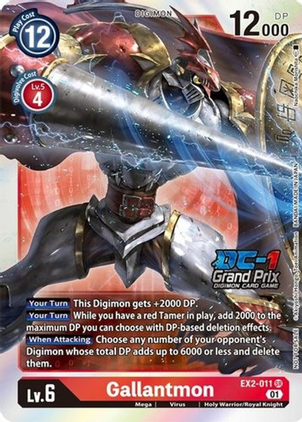 EX02-011SR Gallantmon (DC-1 2022 Stamped) (Foil)