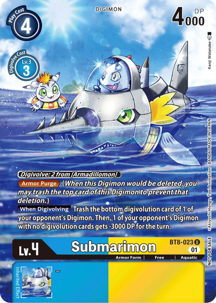 BT08-023U Submarimon (Official Tournament Pack Vol.9) (Foil)