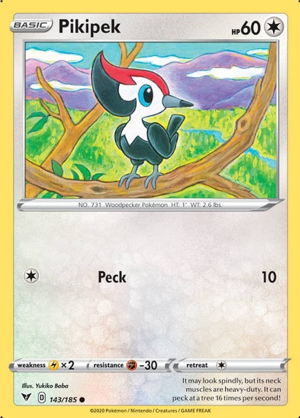 [SWSH04][VIV-143/185C] Pikipek