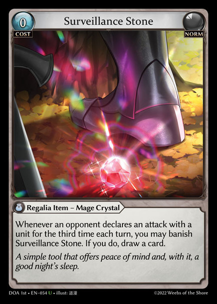 GA01-DOA1st-EN-054U Surveillance Stone (Foil)