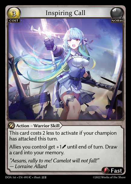 GA01-DOA1st-EN-093C Inspiring Call (Foil)