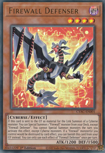 CYAC-EN001 Firewall Defenser (Ultra Rare) <1st>