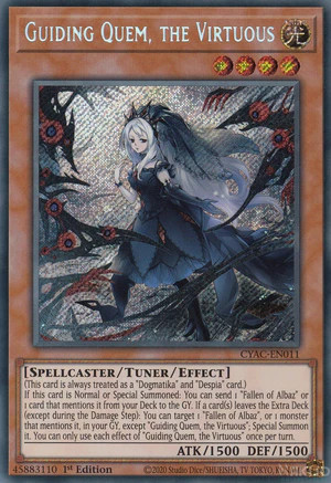 CYAC-EN011 Guiding Quem, the Virtuous (Secret Rare) <1st>